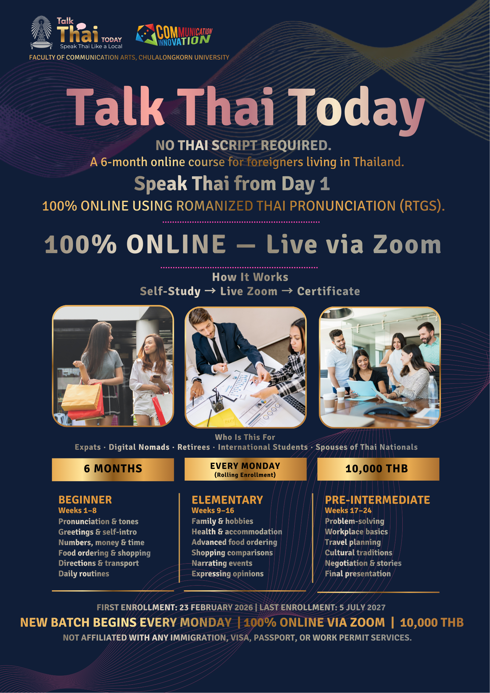Communication in Daily Life in Thailand for Transnational Citizens